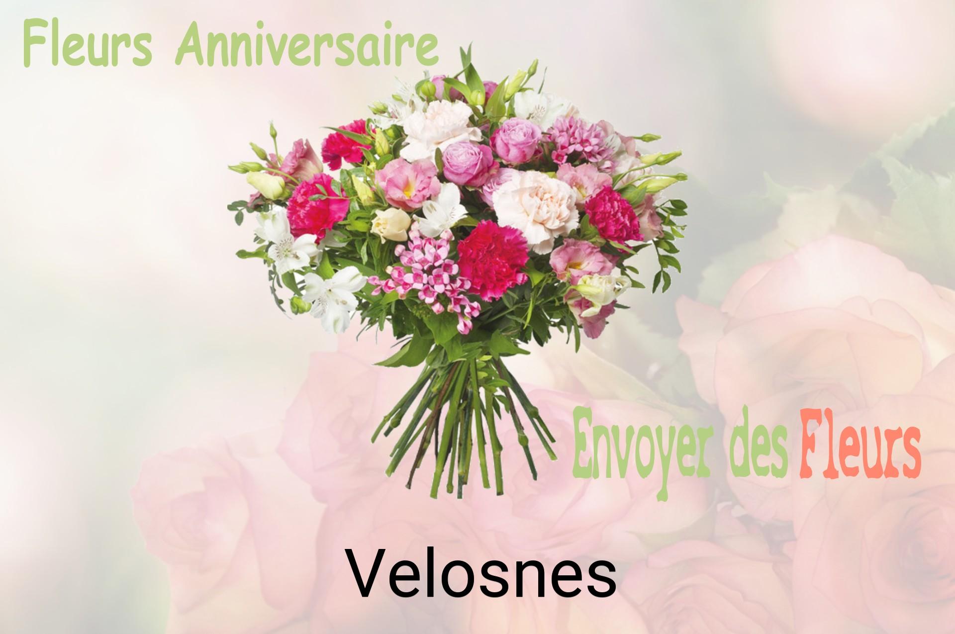 Bouquet de fleurs d’anniversaire livré à Velosnes